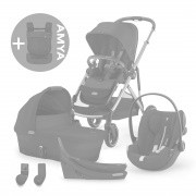 Gazelle 4in1 +AMYA - Moss Green/Moon Black